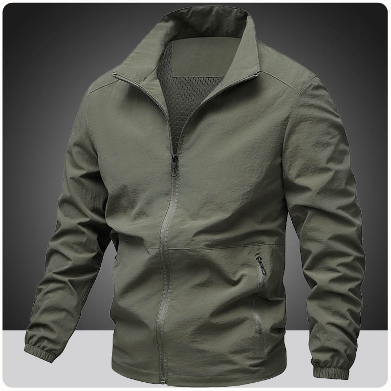 Running Gear Jacket - الربيع سترة اسكواش خفيفة الوزن الرجال