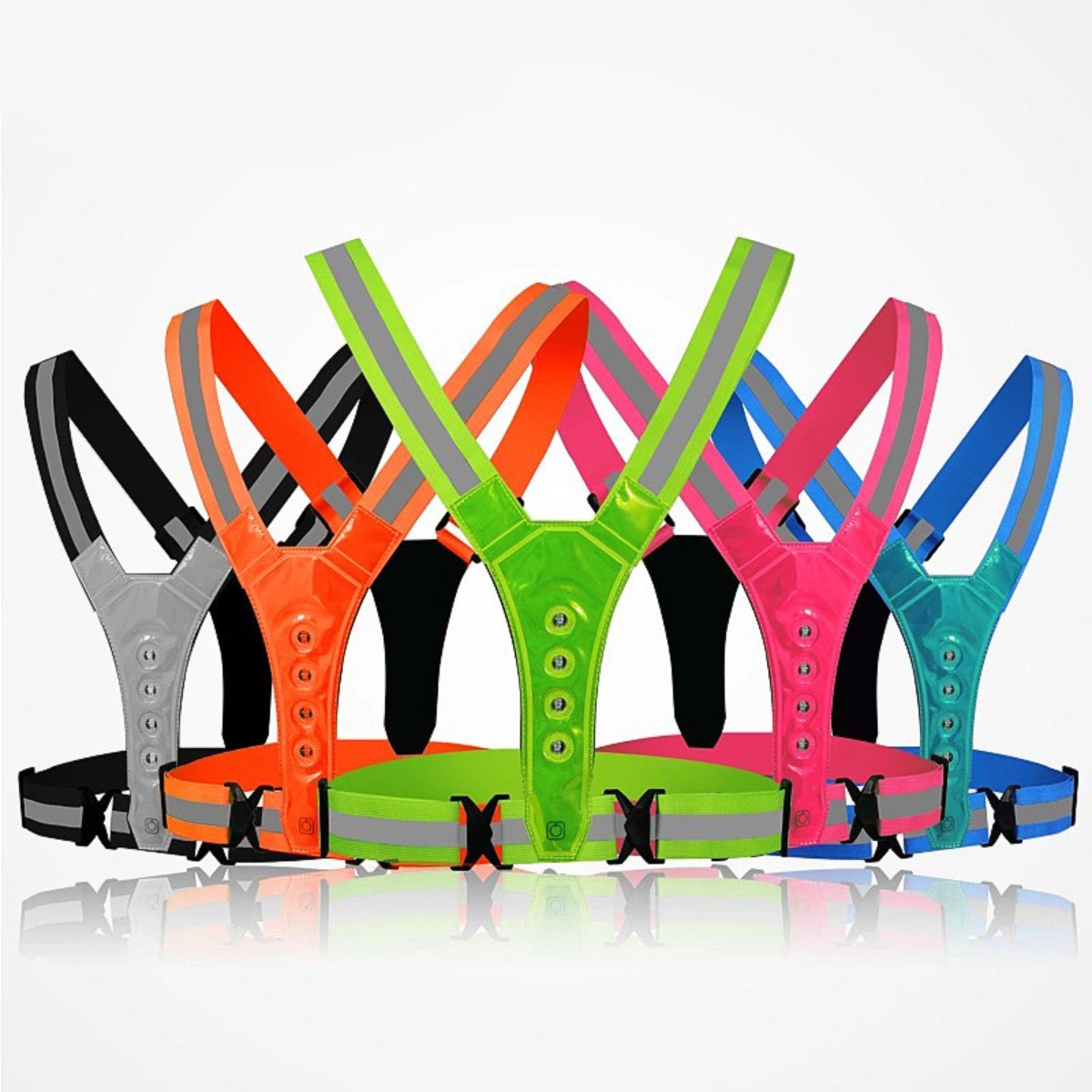 Running Gear Night - سترة أمان للجري وركوب الدراجات LED
