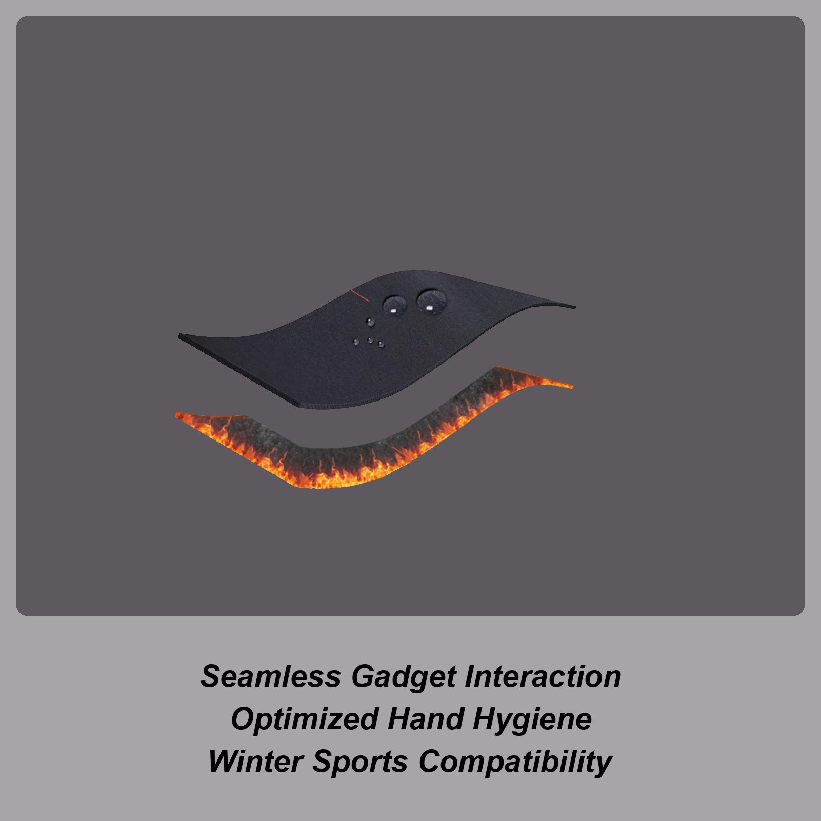 Running Gear In Cold Weather - قفازات الشتاء الدافئة يندبروف لمس الطقس