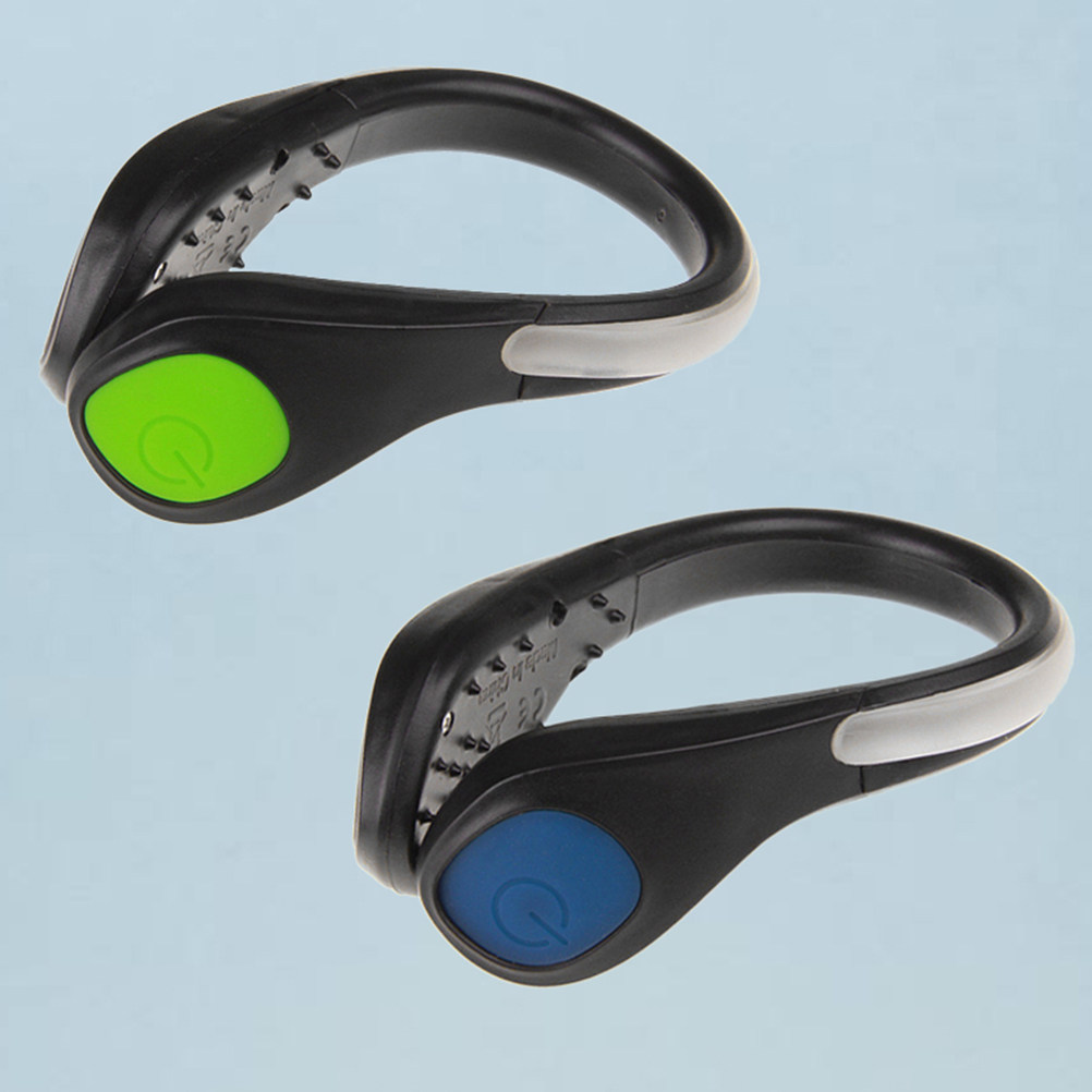 Running Gear Night - قطعتان من مشابك الإضاءة LED للأحذية،