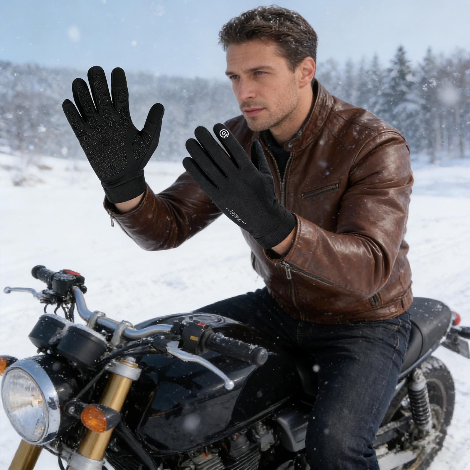 Running Gear In Cold Weather - قفازات كاملة الأصابع للطقس البارد للشتاء