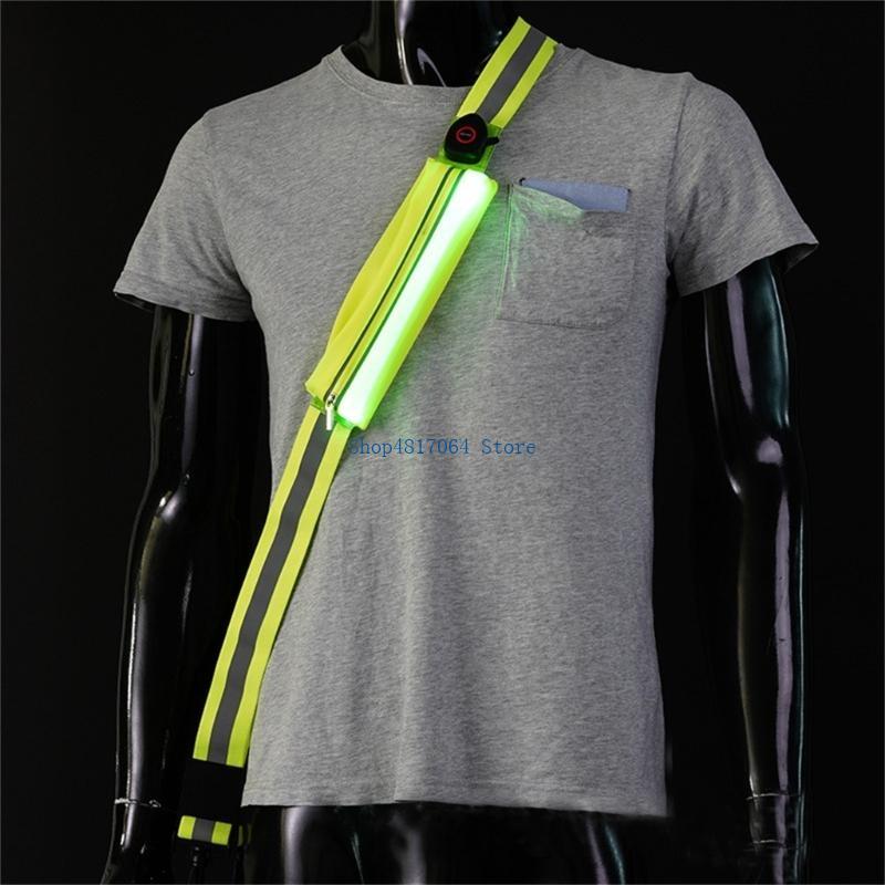 حزام T3LB عاكس للضوء LED عالي  - مراجعة Running Gear Night وسعره
