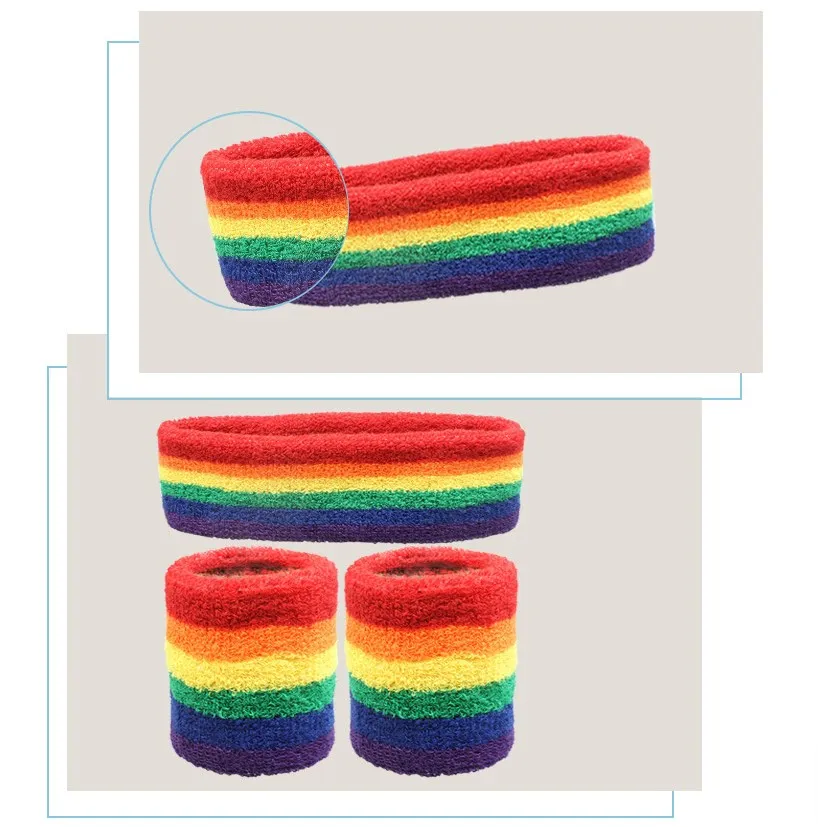 مجموعة عصابة رأس رياضية عصرية  - مراجعة Sweat Band Wrist وسعره
