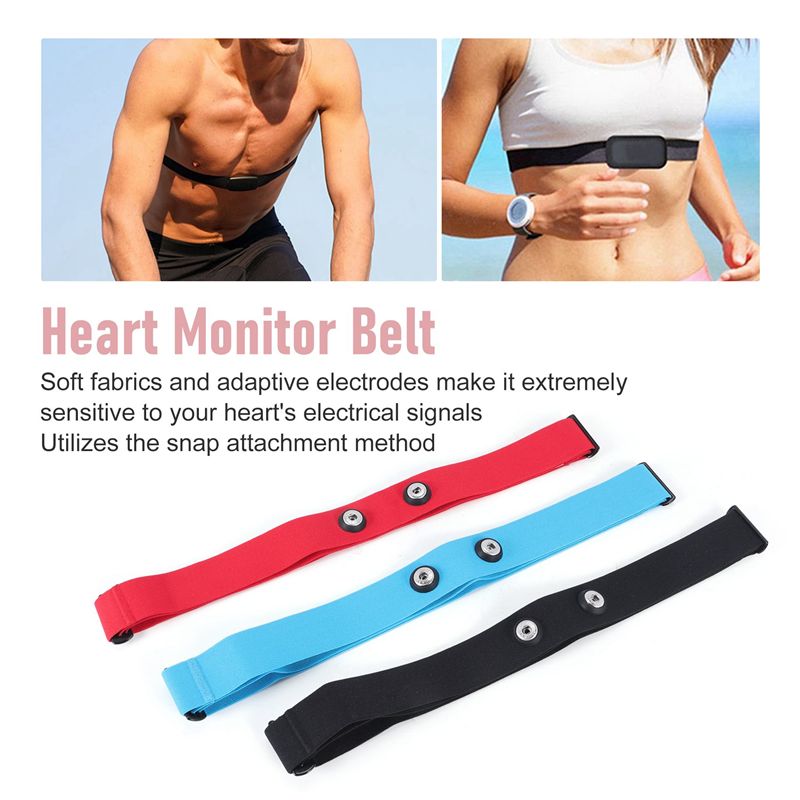 RTENTE-3Pcs حزام صدر قابل للتع - مراجعة Heart Rate Strap Chest وسعره