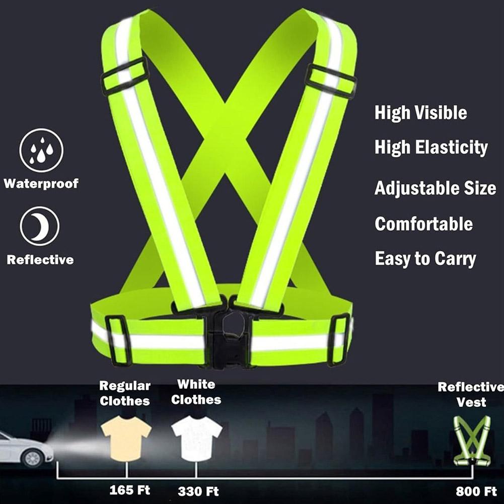 سترة عاكسة قابلة للتعديل مع شر - مراجعة Running Gear Night وسعره