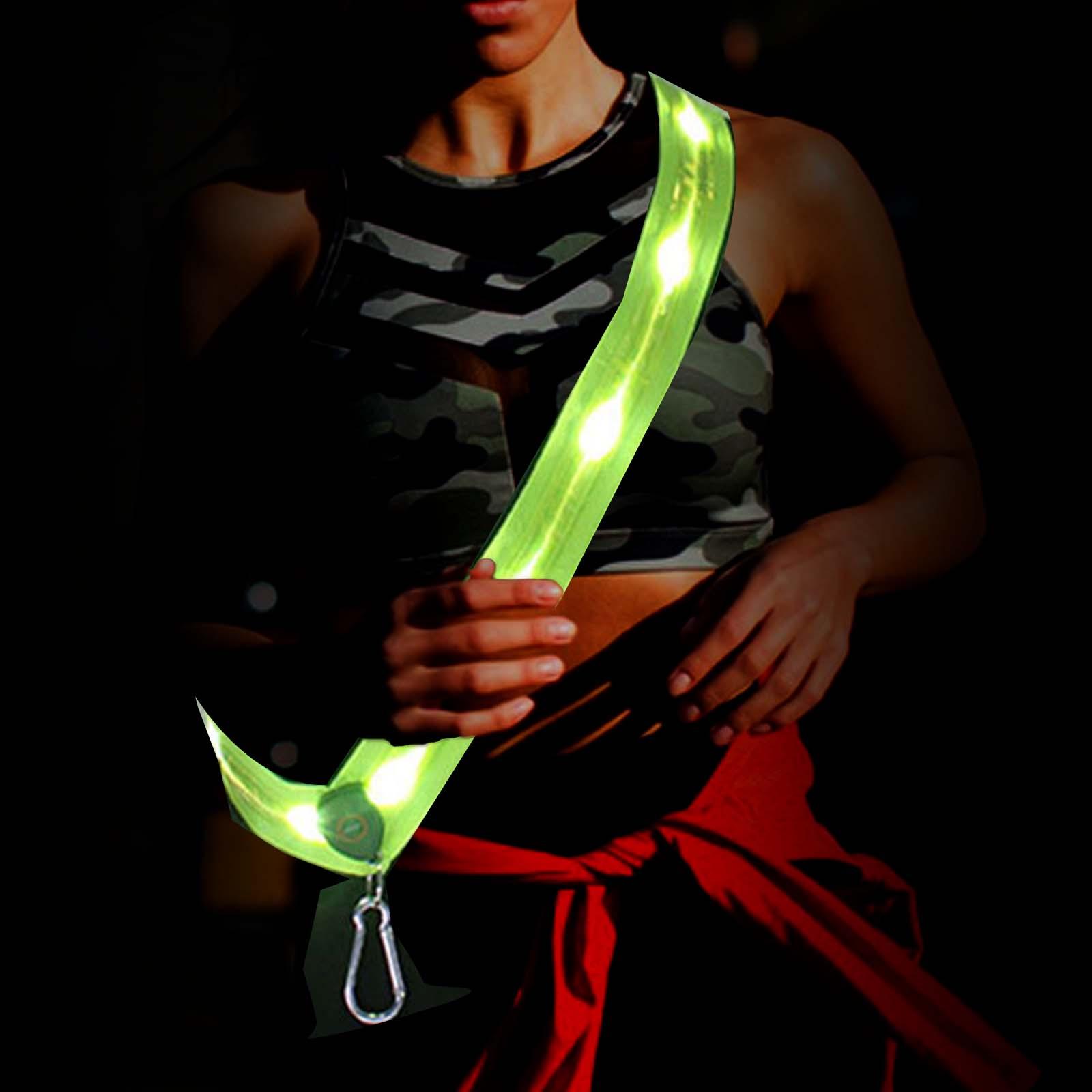 حزام عاكس LED قابل لإعادة الشح - مراجعة Running Gear Night وسعره