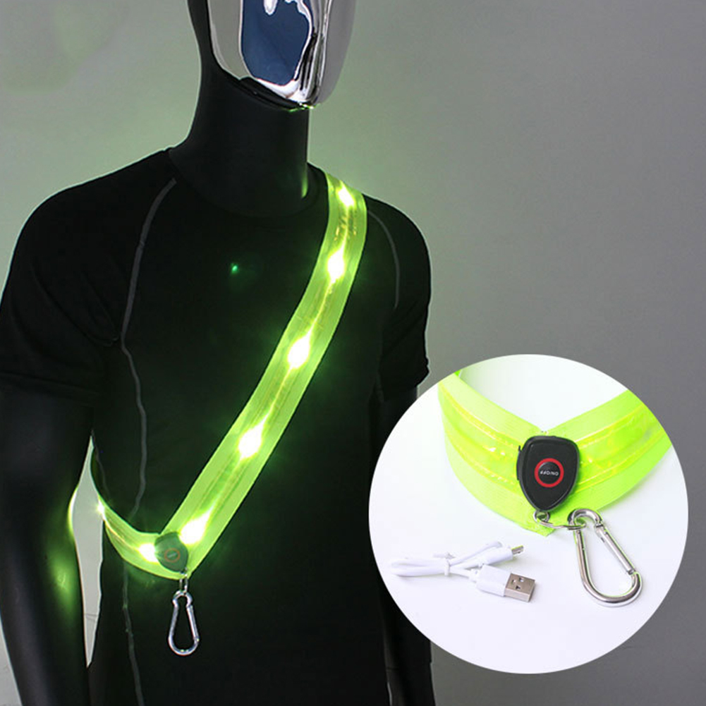 أحزمة كتف مضيئة قابلة لإعادة ا - مراجعة Running Gear Night وسعره