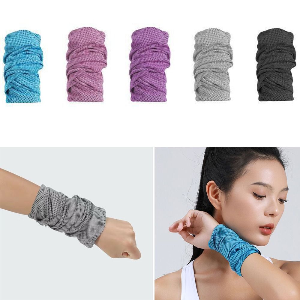منشفة رياضية لامتصاص العرق من  - مراجعة Sweat Band Wrist وسعره