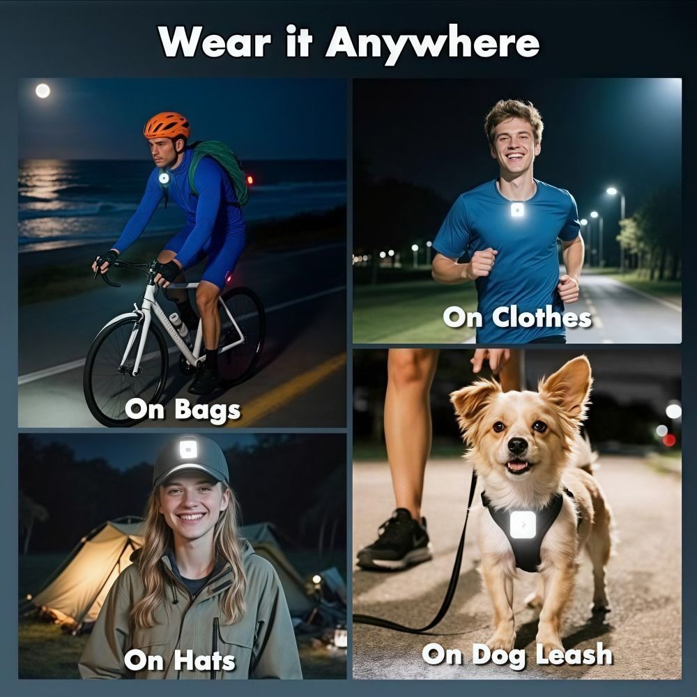أضواء جري ليلية قابلة لإعادة ا - مراجعة Running Gear Night وسعره