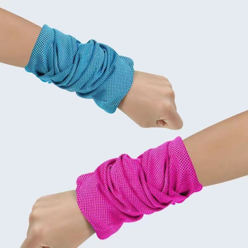 منشفة معصم رياضية من ألياف الب - مراجعة Sweat Band Wrist وسعره